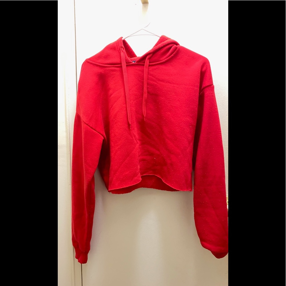 Red crop top